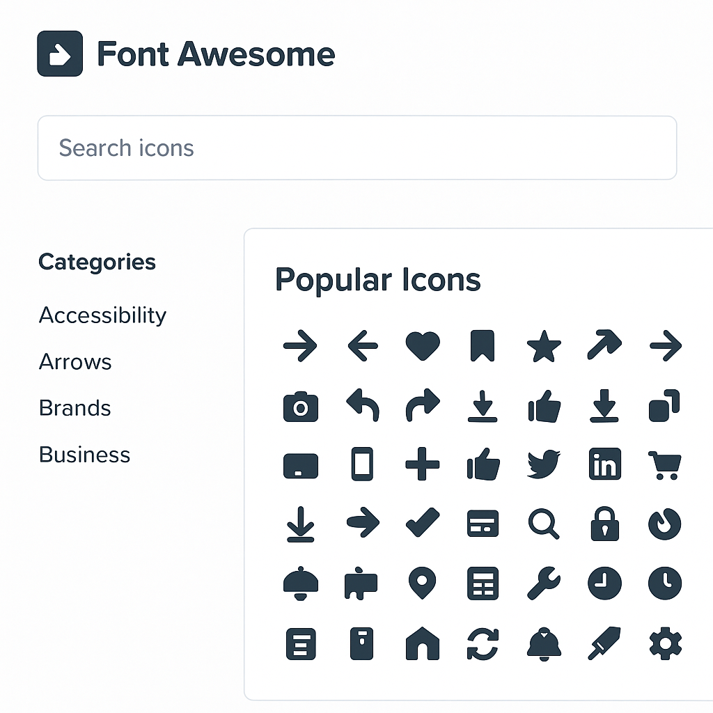 Font Awesome؛ مجموعه آیکون محبوب برای طراحان وب Font Awesome؛ مجموعه آیکون محبوب برای طراحان وب
