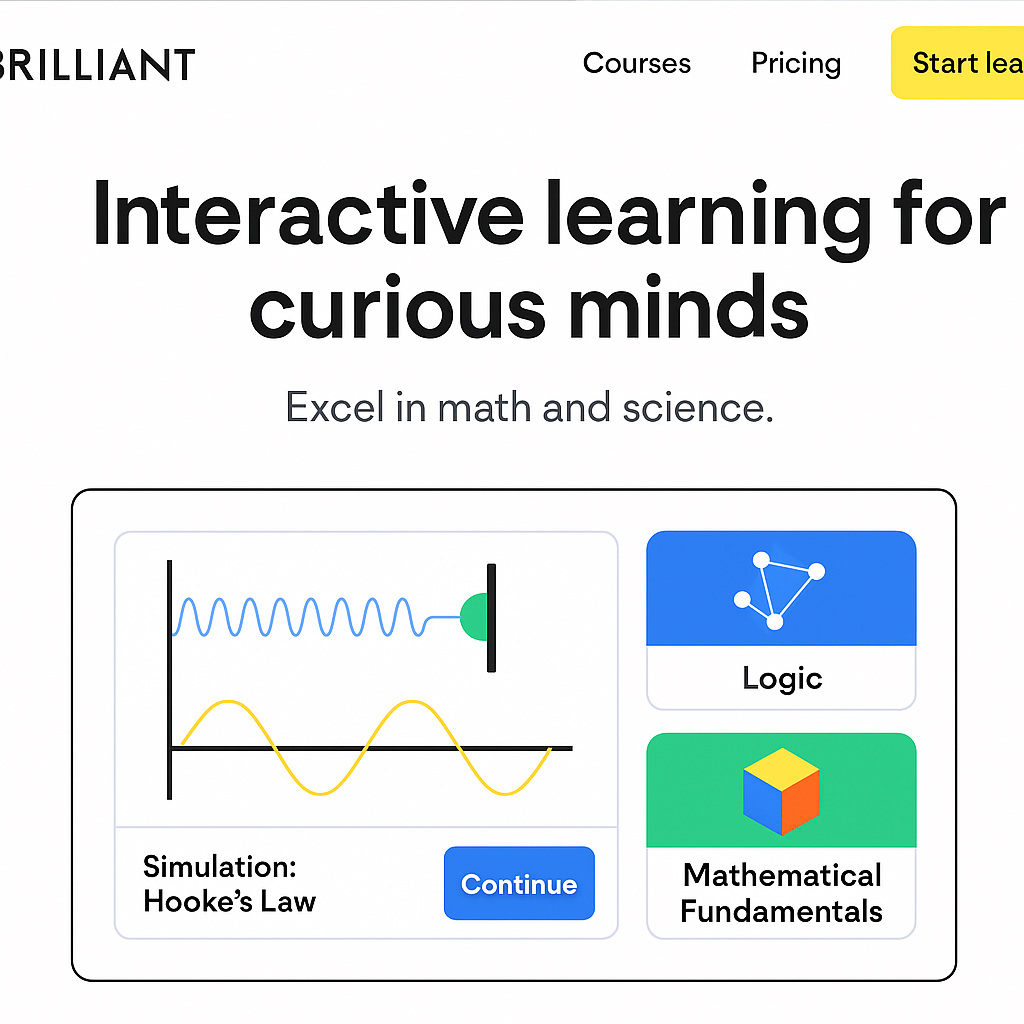 آشنایی با Brilliant.org؛ یادگیری مفهومی ریاضی، علوم و منطق با روش تعاملی آشنایی با Brilliant.org؛ یادگیری مفهومی ریاضی، علوم و منطق با روش تعاملی