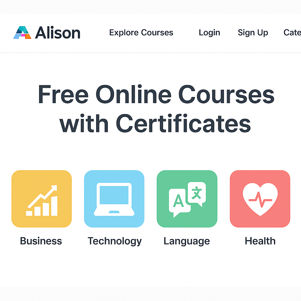 آشنایی با Alison؛ یادگیری رایگان با دورههای آموزشی متنوع و ارائه مدرک معتبر آشنایی با Alison؛ یادگیری رایگان با دورههای آموزشی متنوع و ارائه مدرک معتبر